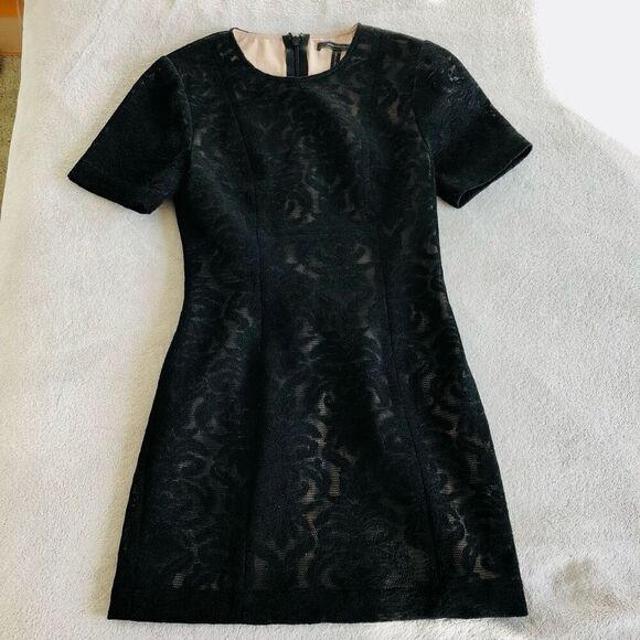 BCBGMAXAZRIA Ceara Black Lace Dress - Picture 9 of 11